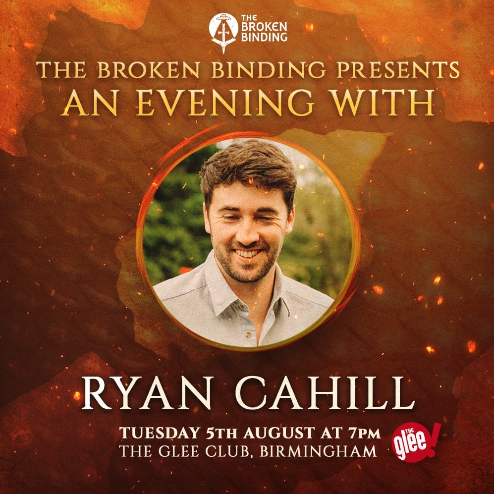 Ryan Cahill - live talk at The Glee Club Birmingham